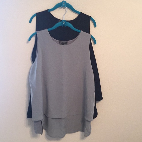 Diane Gilman Tops - *SOLD* DG2 Mixed-Media Easy Tank Basic